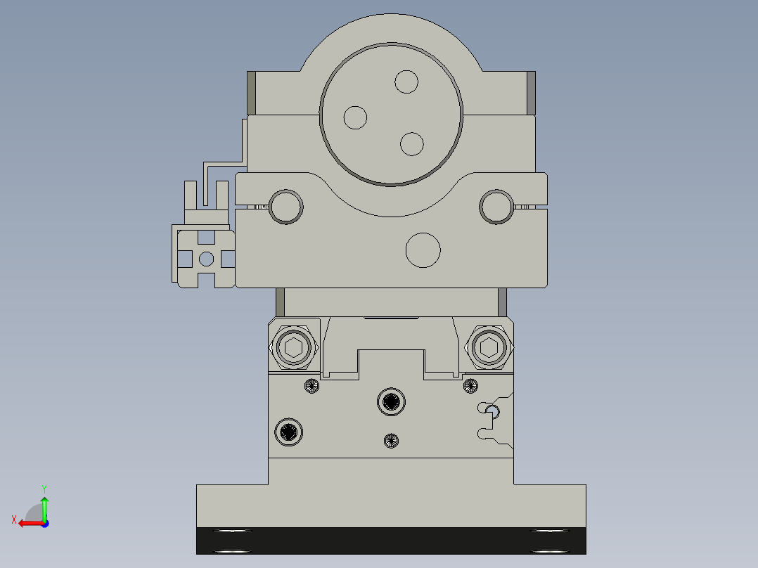 右攻丝机后视图