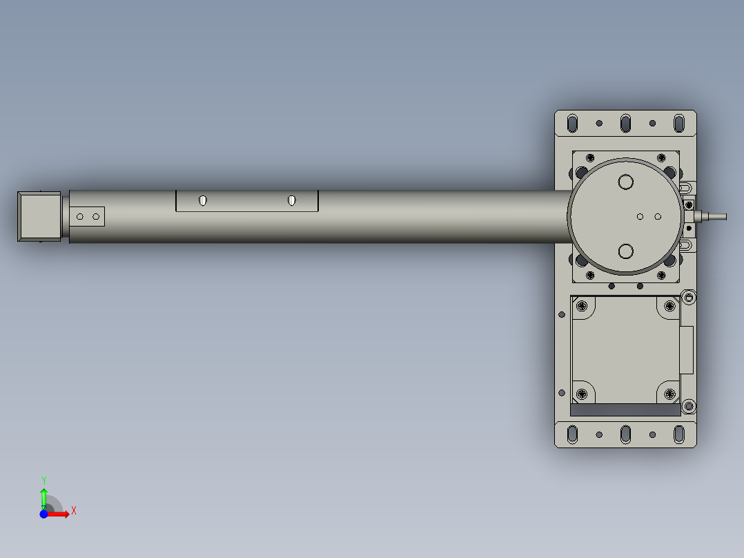 76045270-左侧摆臂组件前视图