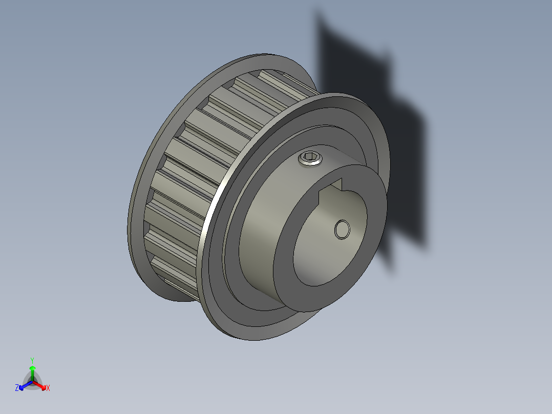 ATPV20L075-B-N26ld正等轴测图