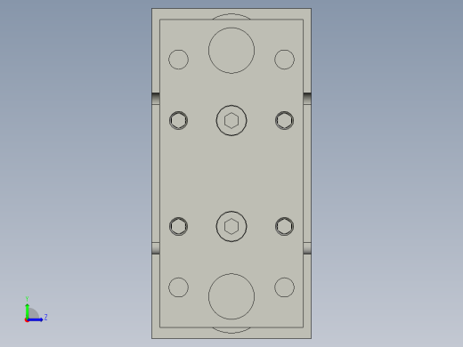 带导向架气缸TSAIM50X150S(0)左视缩略图