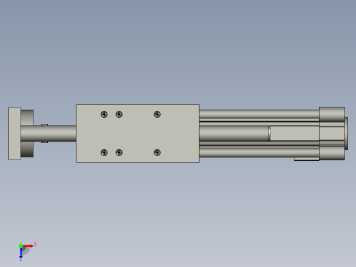 带导向架气缸TSAIM50X150S(0)俯视缩略图
