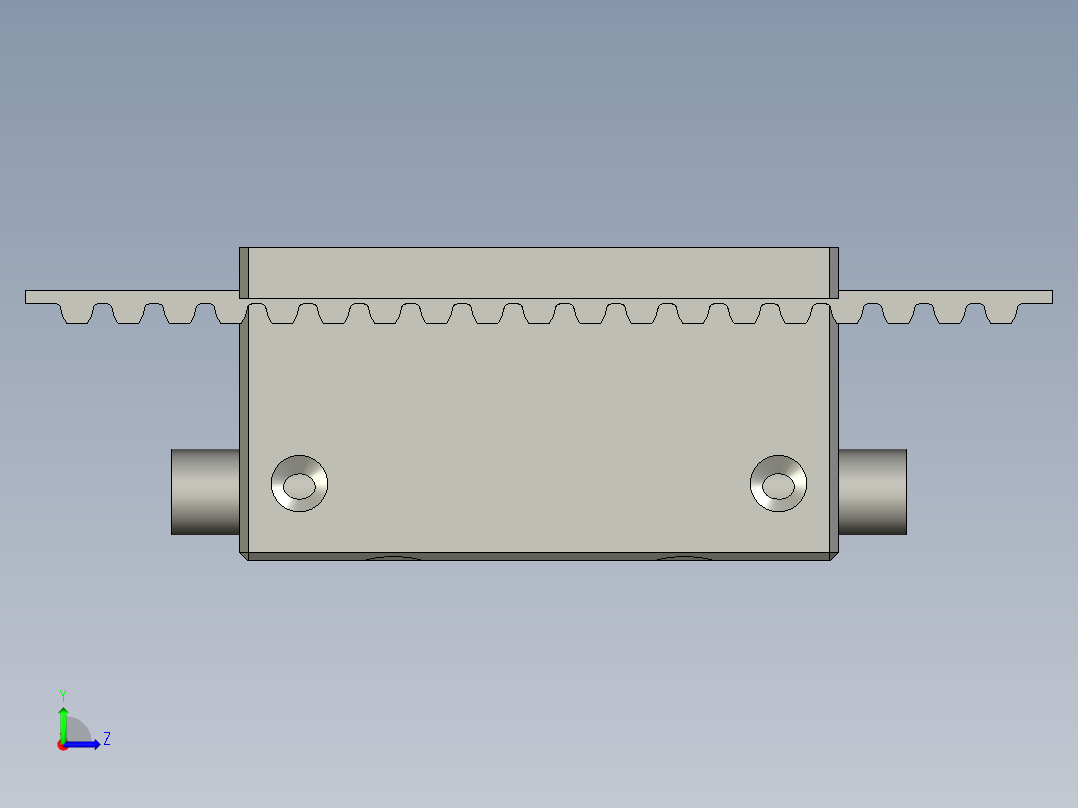 LXYC-BOSS-020501020900皮带夹紧块组合左视图