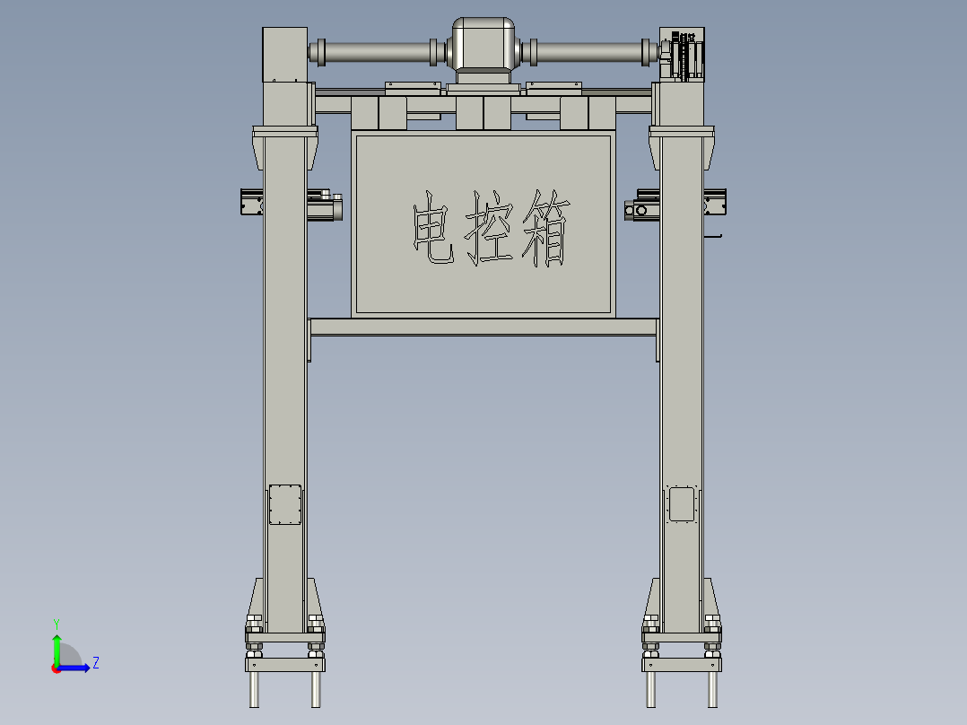 H-YL-A000码垛总装龙门架20160630左视图