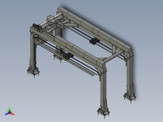 H-YL-A000码垛总装龙门架20160630正等轴测缩略图