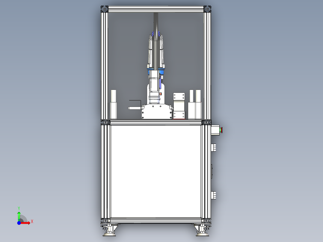 MES系统演示平台前视图