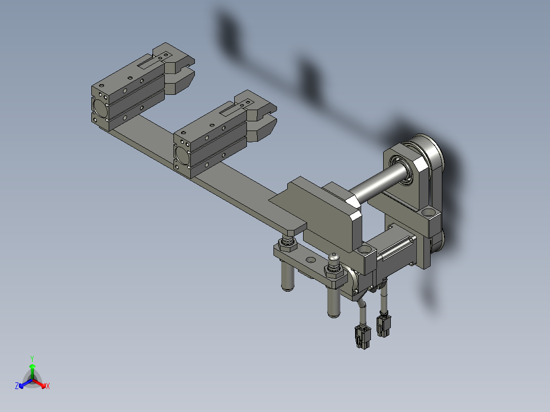 翻转机构主视图