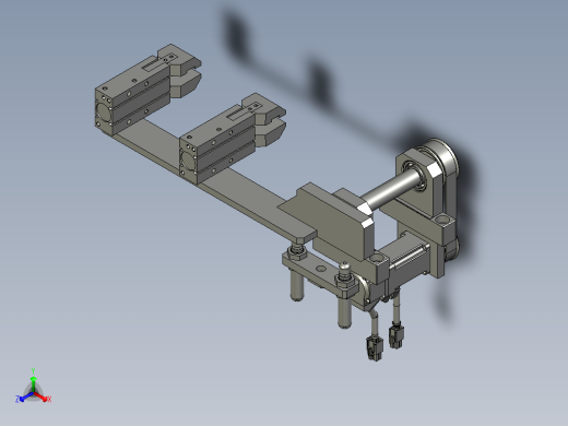 翻转机构正等轴测缩略图