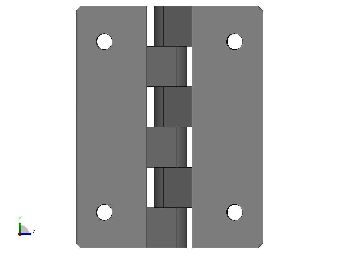 HY8333.2合页[HY8333.2＼79×102]左视图