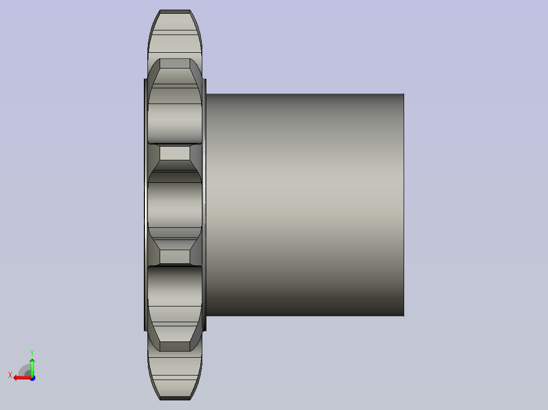 主动链轮16A-12后视图
