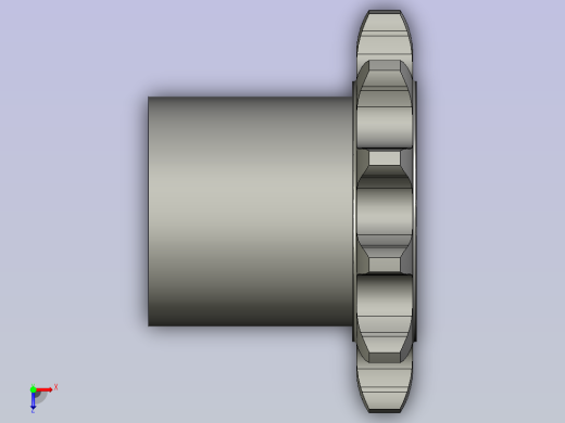 主动链轮16A-12俯视缩略图
