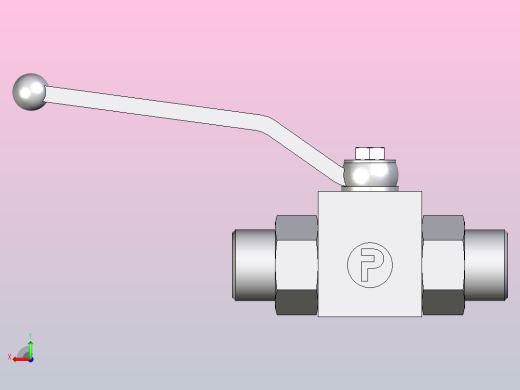EO标准液压接头二通球阀钢制KH12SX后视缩略图