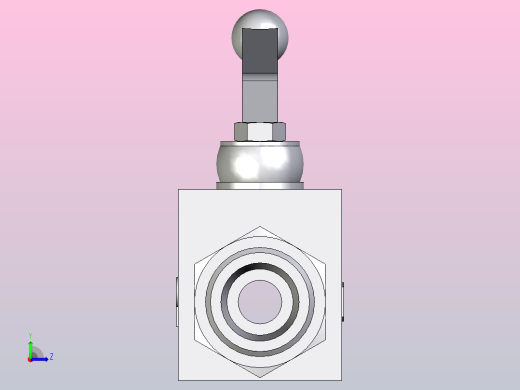 EO标准液压接头二通球阀钢制KH12SX左视缩略图