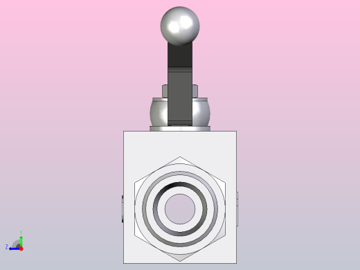 EO标准液压接头二通球阀钢制KH12SX右视缩略图