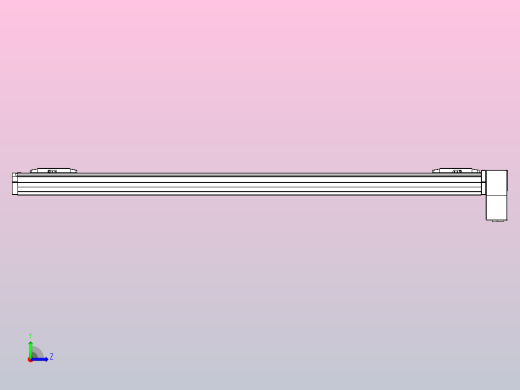 皮带直线轴双滑块型TPA-GCBS-80-P60-L500-LP-M20-N3左视缩略图