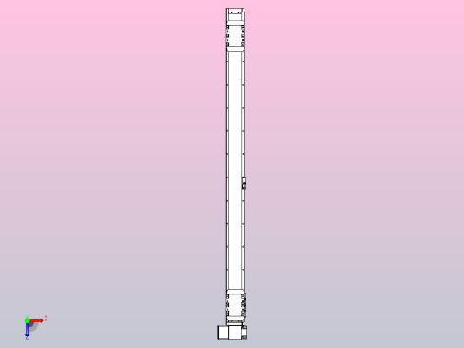皮带直线轴双滑块型TPA-GCBS-80-P60-L500-LP-M20-N3俯视缩略图