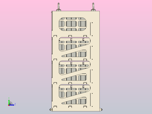 蓄电池架左视缩略图