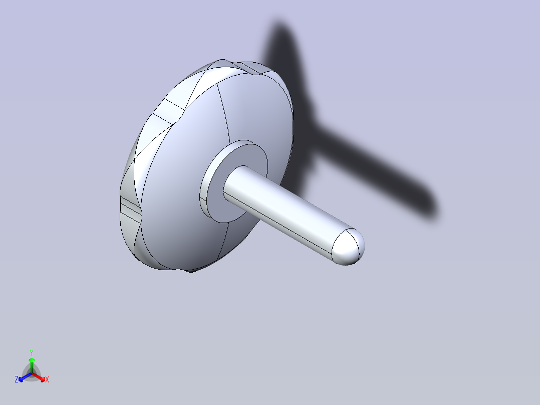 调压阀 中望cad 3D主视图