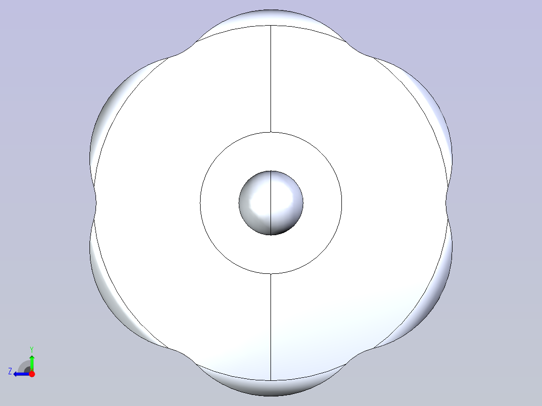 调压阀 中望cad 3D右视图