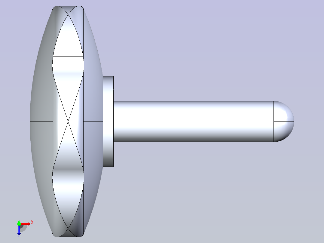 调压阀 中望cad 3D俯视图