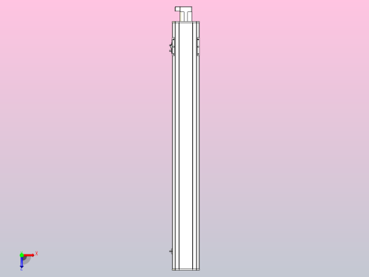 MTH13标准螺杆滑台[MTH13-L#-1000-BC-P20-C3]俯视缩略图