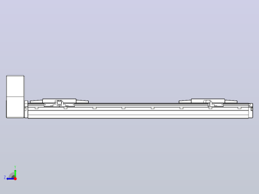 皮带直线轴双滑块型TPA-GCBS-120-P70-L150-RU-M20-N3右视缩略图