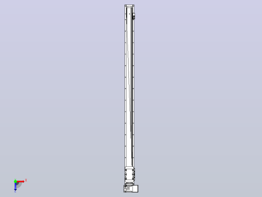 机器人皮带驱动直线轴TPA-GCB-80-P60-L1350-RU-M20-N3俯视缩略图