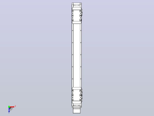 滚珠丝杠线性轴TPA-GCRS-80-1610C-L225-MP-M20-N3俯视缩略图
