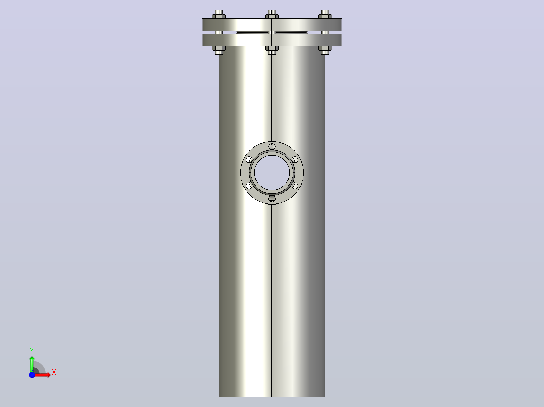 SD16C 篮式过滤器[25]前视图