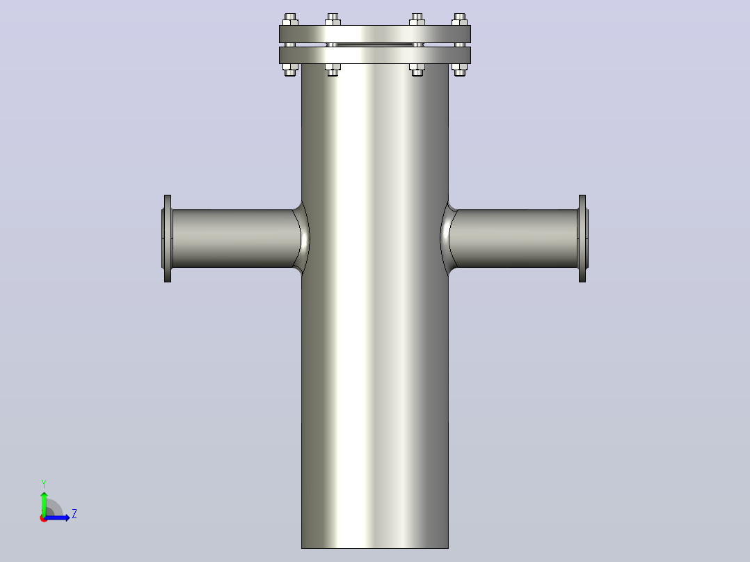 SD16C 篮式过滤器[25]左视图