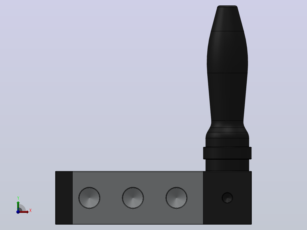 4H230C-06-L手扳阀[4H230C-06-L]前视图
