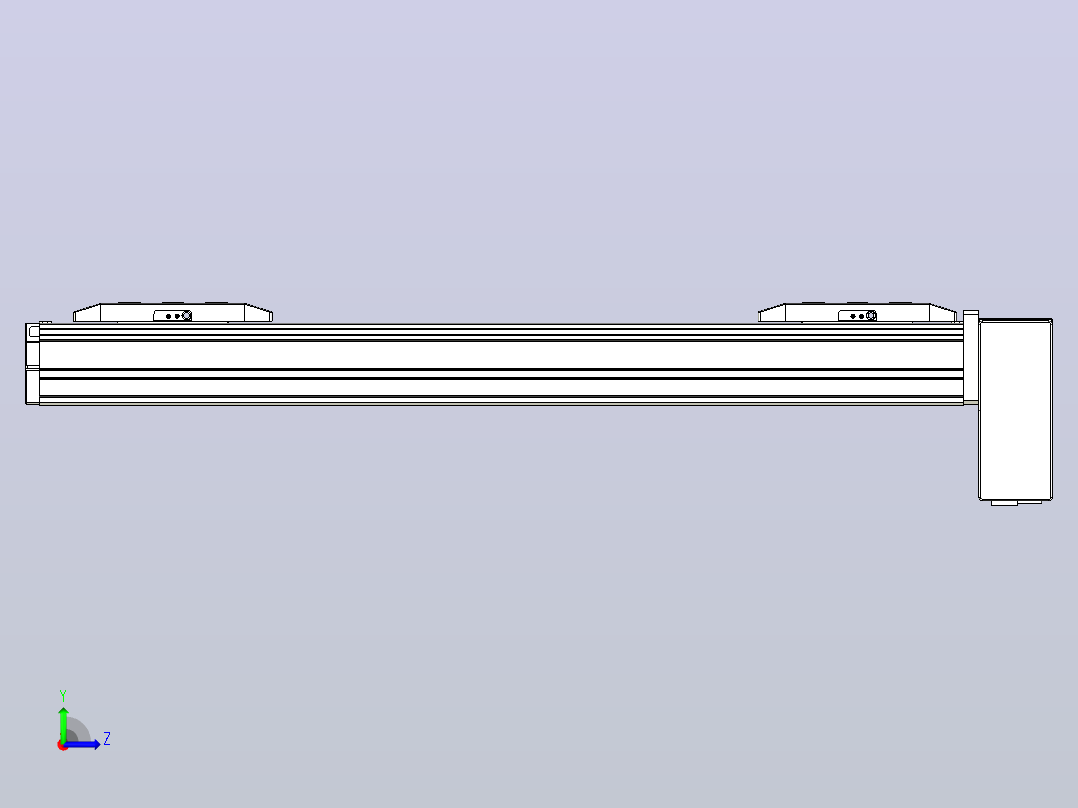 皮带直线轴双滑块型TPA-GCBS-50-P42-L125-LP-M10-N3左视图