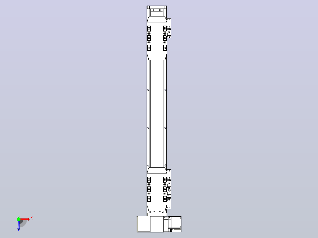 皮带直线轴双滑块型TPA-GCBS-50-P42-L125-LP-M10-N3俯视图