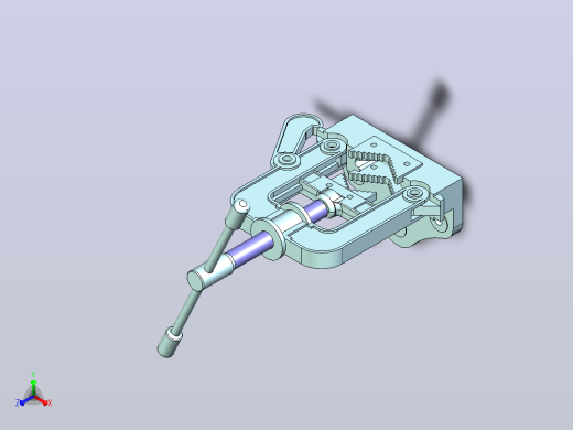 虎钳三维装配模型