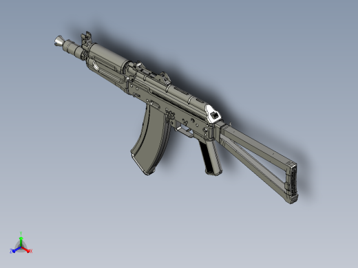 AK-74U冲锋枪