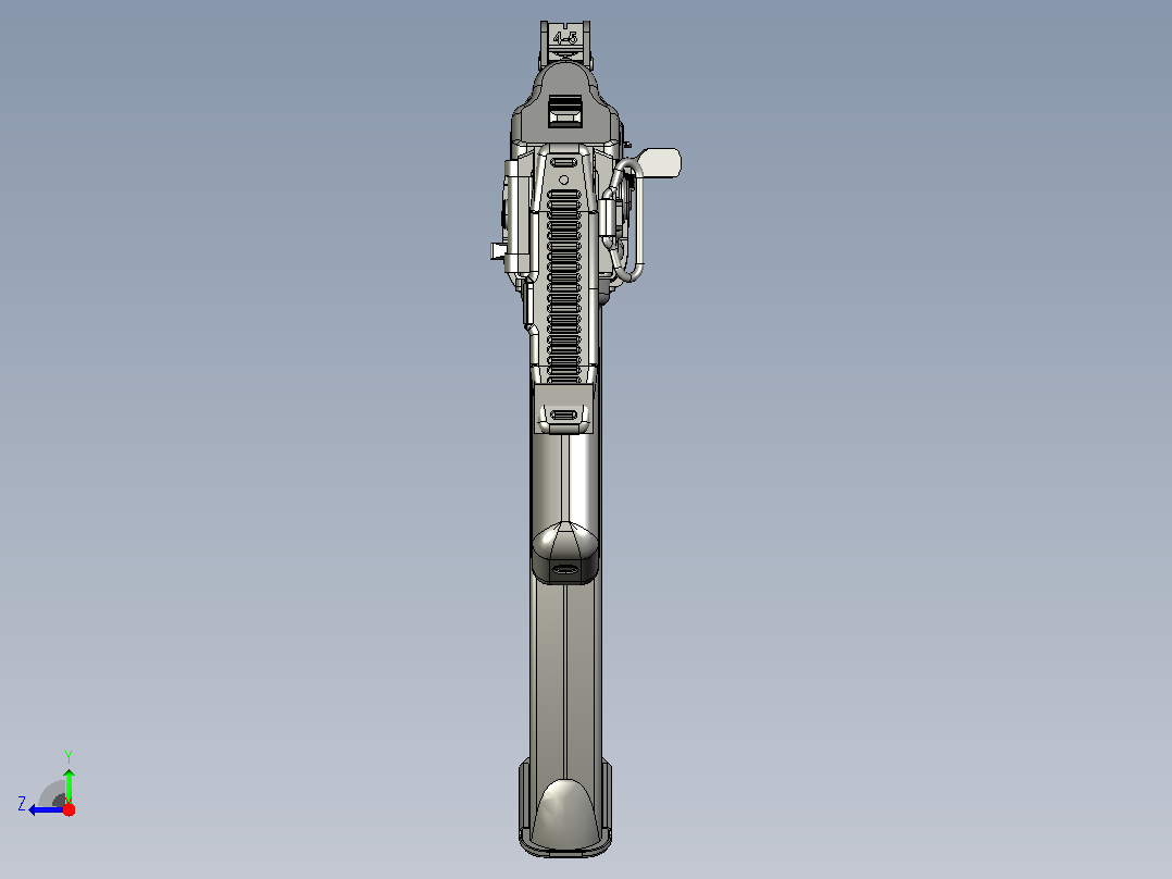 AK-74U冲锋枪右视图