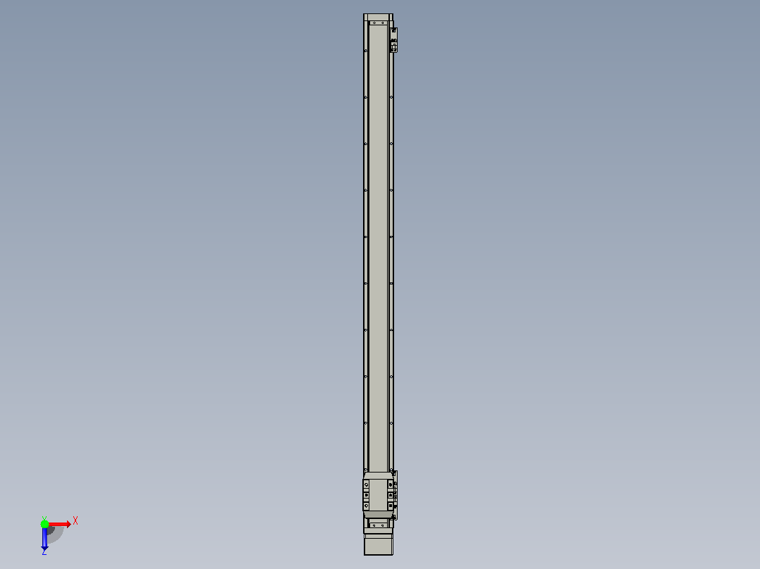 滚珠丝杠直线轴内置导轨TPA-GCR-65-1610C-L950-MP-M40-N3俯视图