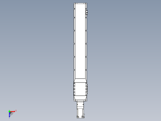滚珠丝杠直线轴内置导轨TPA-GCR-150-2010C-L850-M-M75-N3俯视缩略图