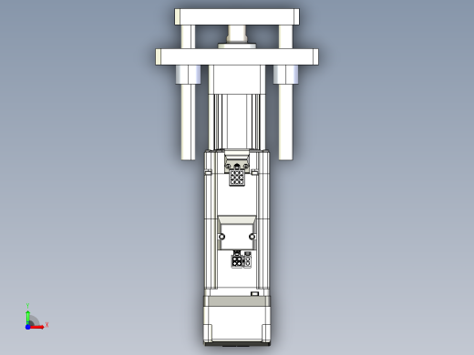 轻载电动缸TPA-ESR40-1210C-L50-MR-QDX-W-P40-C3前视缩略图