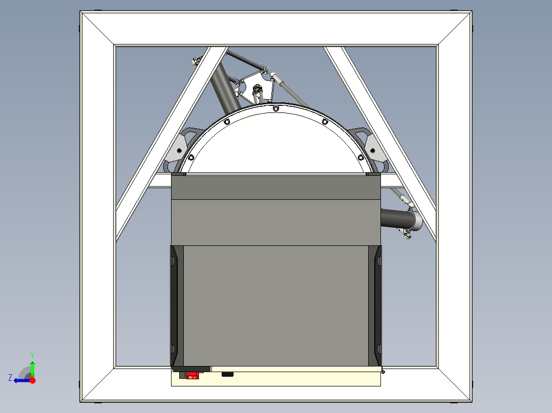ABB IRB360工业机器人3D图纸右视图
