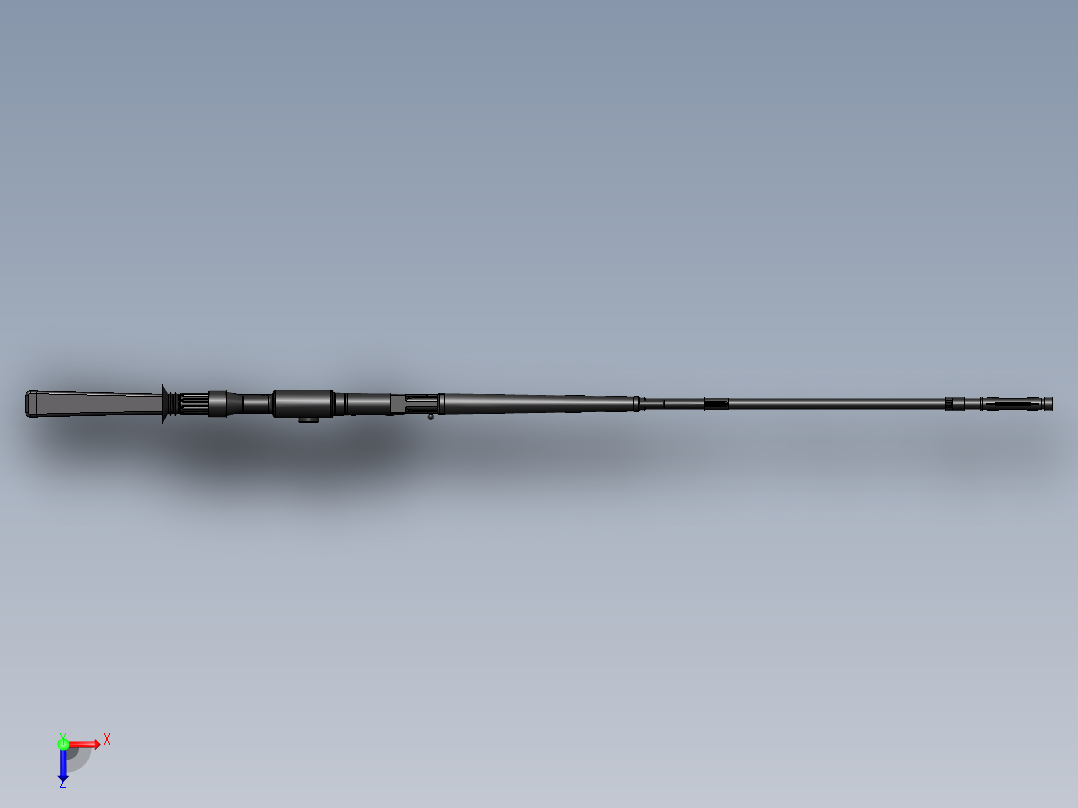 SCD-79狙击步枪_SolidWorks20140318095245784俯视图