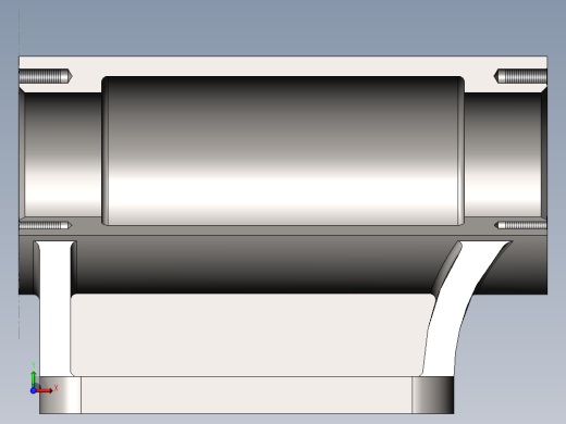 铣刀头座体前视缩略图