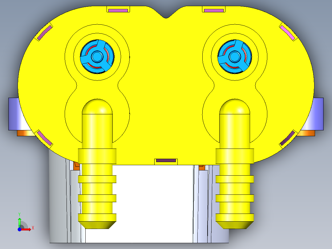 经典柱塞泵前视图