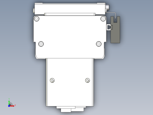 Toyo东佑达直线模组-ECH12-800-BM-400W前视缩略图