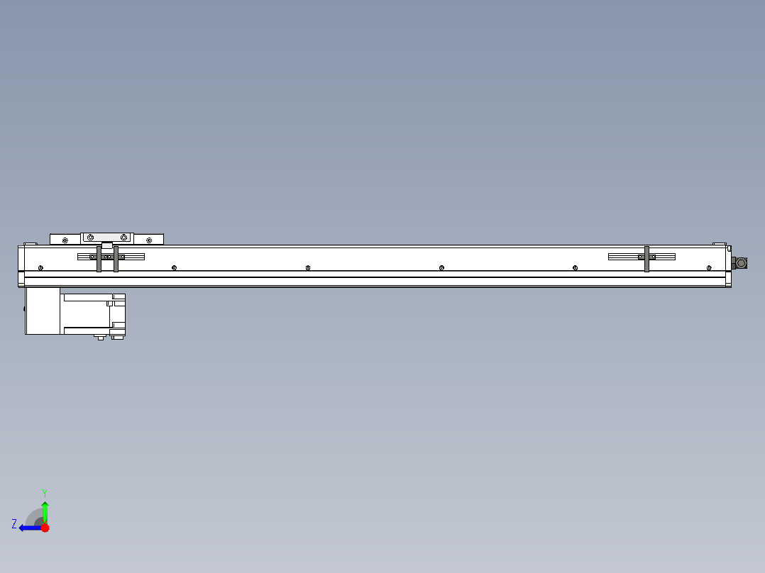 Toyo东佑达直线模组-ECH12-800-BM-400W右视图