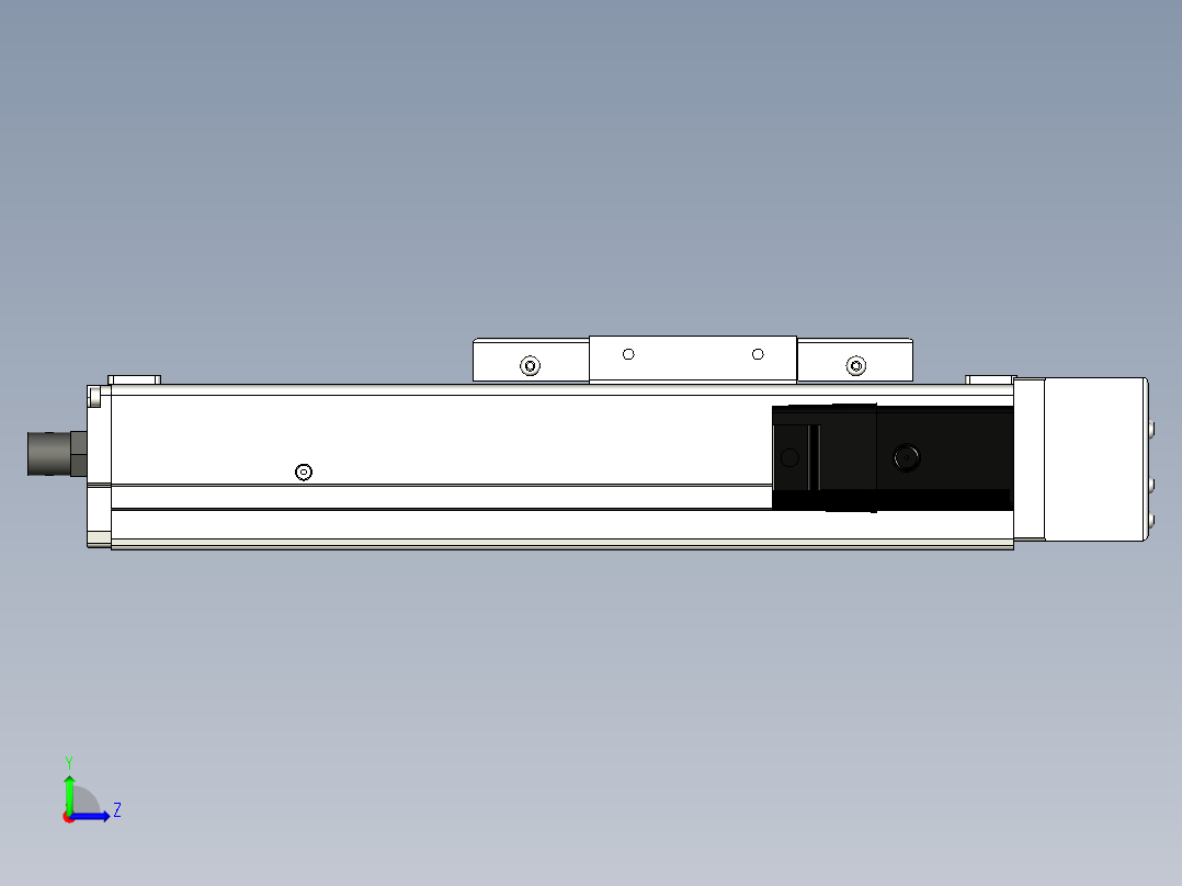 Toyo东佑达直线模组-ECH12-100-BR-100W左视图