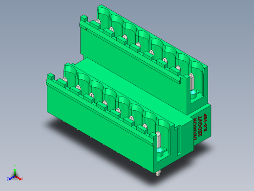 DEGSON 2EDG 系列 5.0mm 可插拔接线端子组-2EDGVT-5.0-16P-14-00AH