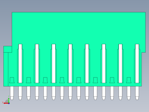 DEGSON 2EDG 系列 5.0mm 可插拔接线端子组-2EDGVT-5.0-16P-14-00AH后视缩略图