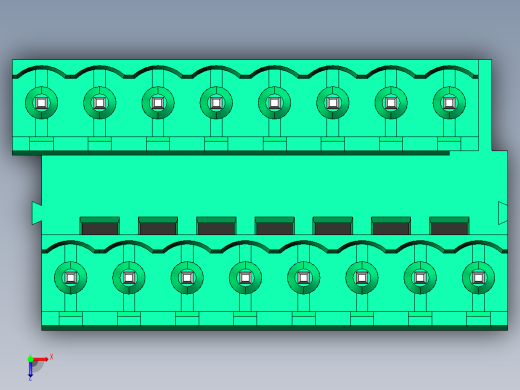 DEGSON 2EDG 系列 5.0mm 可插拔接线端子组-2EDGVT-5.0-16P-14-00AH俯视缩略图