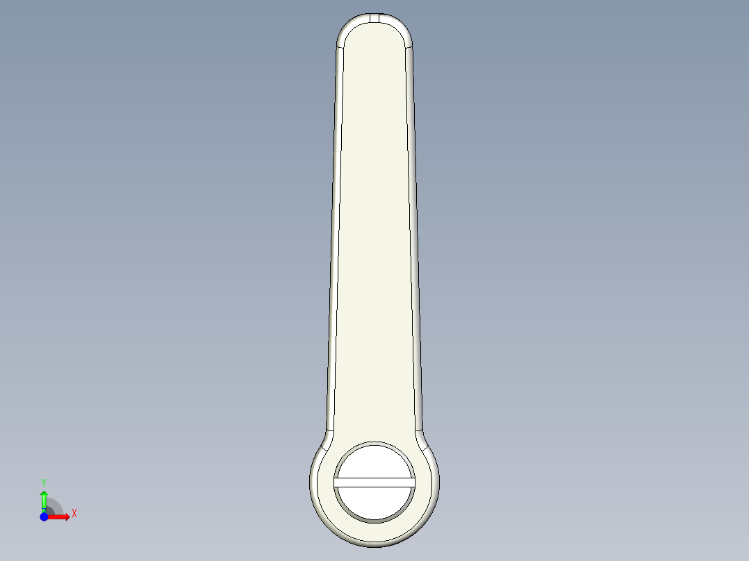 調整式把手(鋅合金A)1059-3D多系列多零件图纸模型前视图