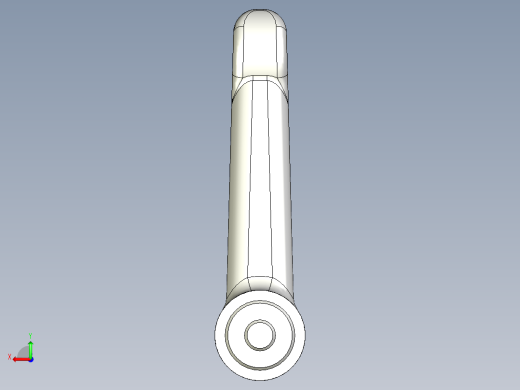 調整式把手(鋅合金A)1059-3D多系列多零件图纸模型后视缩略图